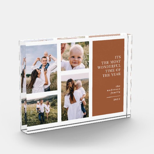 Sehr schöne Zeit elegante Terracotta Multi Foto (Links)