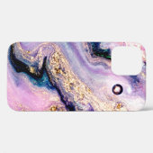 Sehr schönes Marmormuster. Abstrakte Kunst Case-Mate iPhone Hülle (Rückseite (Horizontal))