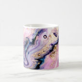 Sehr schönes Marmormuster. Abstrakte Kunst Kaffeetasse (Mittel)