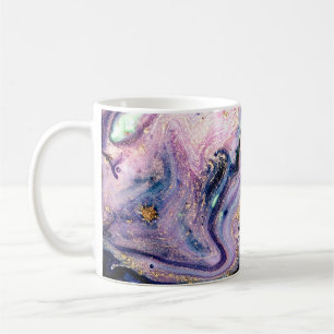 Sehr schönes Marmormuster. Abstrakte Kunst Kaffeetasse