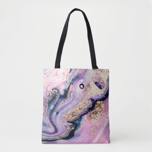 Sehr schönes Marmormuster. Abstrakte Kunst Tasche (Vorderseite)