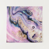 Sehr schönes Marmormuster. Abstrakte Kunst Wandteppich (Vorderseite (Horizontal))