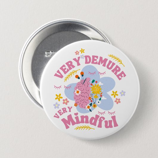 SEHR SCHÖNES Wohlfühlerlebnis Button (Vorne & Hinten)