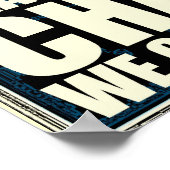 Sehr schrittweise Veränderung Poster (Ecke)