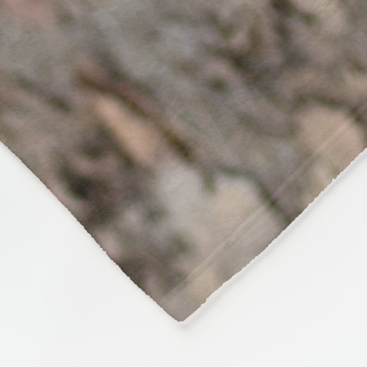 Sehr schwerer Mops Fleecedecke (Ecke)