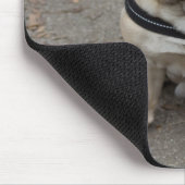 Sehr schwerer Mops Mousepad (Ecke)