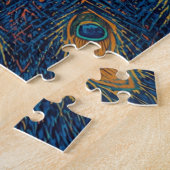 Sehr schwieriges Design Pfau Puzzle (Seite)