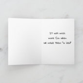 SEHR SEHR ***ROMANTIK & FUNNY*** JAHRESZEITRAUM KARTE (Innenseite)