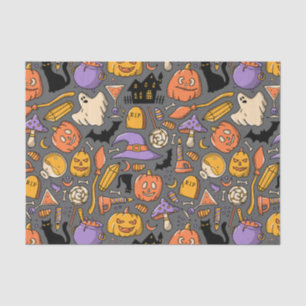 Sehr seltsames Halloween Seidenpapier