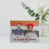 Sehr Spaß Danish Kingdom Postcard! Postkarte (Stehend Vorderseite)