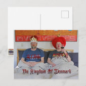 Sehr Spaß Danish Kingdom Postcard! Postkarte (Vorne/Hinten)