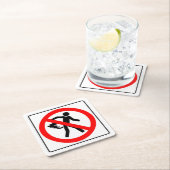 Sehr Spaß Kein Farting Image Sign Untersetzer Set (Vor Ort)