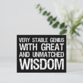 Sehr stabiles Genie mit großer und unübertroffener Postkarte (Stehend Vorderseite)