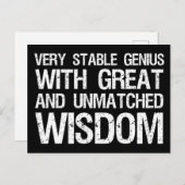 Sehr stabiles Genie mit großer und unübertroffener Postkarte (Vorne/Hinten)