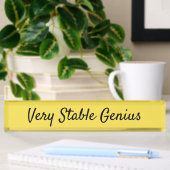 Sehr stabiles Genie Namensplakette