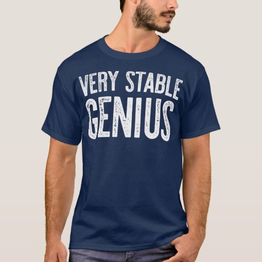 Sehr stabiles Genie-politisches Geschenk T-Shirt (Vorderseite)