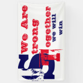 SEHR STARK AMERIKA BANNER (Vertikal)