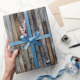 Sehr stilvolles Holzverpackungspapier Geschenkpapier