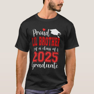 Sehr stolzer kleiner Bruder 2025 Absolvent Abschlu T-Shirt