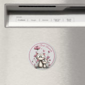 Sehr süße Katzen beste Freunde Magnet (In Situ (Geschirrspüler))