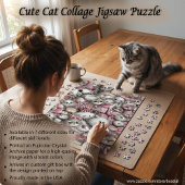 Sehr süße Katzen Collage Puzzle