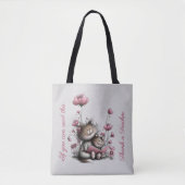 Sehr süße Katzen Lehrer Tote Tasche (Vorderseite)