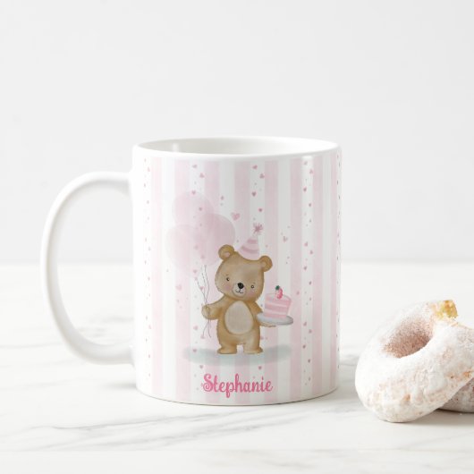 Sehr süßer Geburtstag Kaffeetasse (Mit Donut)