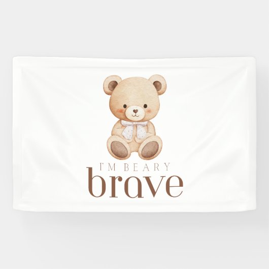 sehr tapferer Kampf gegen Kinderkrebs kranke Kinde Banner (Horizontal)