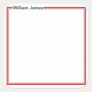 Sehr traditioneller Aufkleber für Monogramm