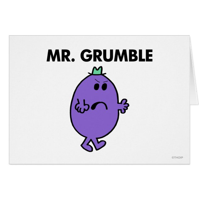 Sehr unglücklicher Herr Grumble (Vorderseite (Horizontal))