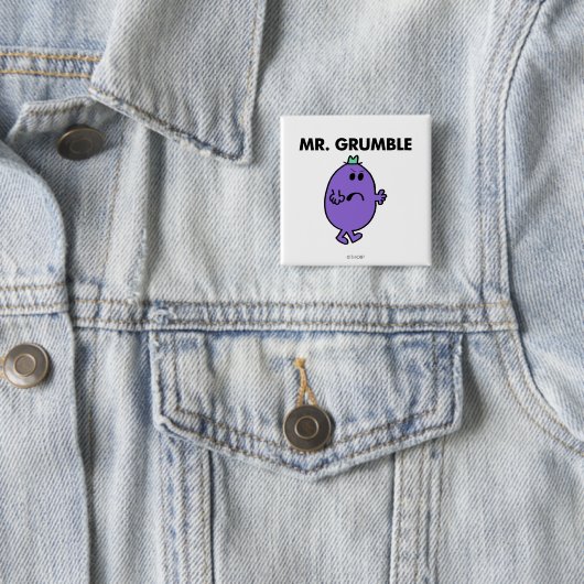 Sehr unglücklicher Herr Grumble Button (Beispiel)