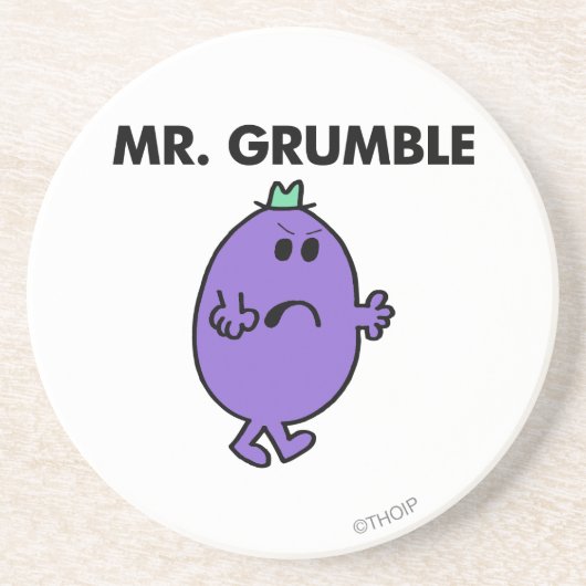 Sehr unglücklicher Herr Grumble Getränkeuntersetzer (Vorne)