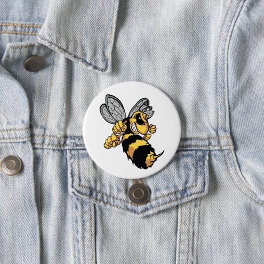 Sehr verärgerter Bienen-Knopf Button (Beispiel)