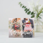 Sehr Verheiratet Feiertagspostkarte (Stehend Vorderseite)