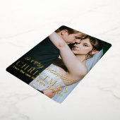 SEHR VERHEIRATET | Hochzeitsankündigung Folieneinladung (Gedreht)