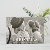 Sehr verheiratete feiertagskarte (Stehend Vorderseite)