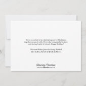 Sehr verheiratete feiertagskarte (Rückseite)