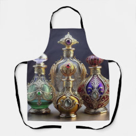 Sehr Verzierte Barockflaschen Schürze