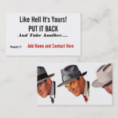 Sehr viel ist es Ihr! Visitenkarte (Vorne/Hinten)