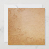 Sehr Vintag, alter Stil danke Karte (Rückseite)