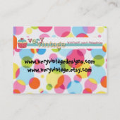 Sehr Vintag Visitenkarte (Rückseite)