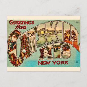 Sehr Vintage Catskill Mountains Postkarte
