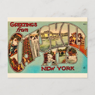 Sehr Vintage Catskill Mountains Postkarte