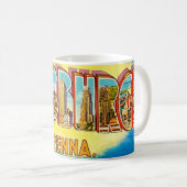 Sehr Vintage Pittsburgh-Gruß Kaffeetasse (VorderseiteRechts)
