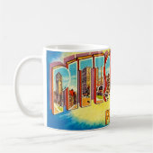 Sehr Vintage Pittsburgh-Gruß Kaffeetasse (Links)