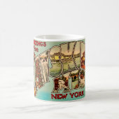 Sehr Vintage Postkarte Tasse (Mittel)