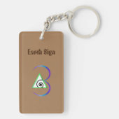 Sehr Virgo Schlüsselanhänger (Rückseite)