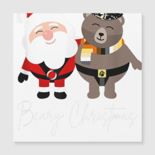 Sehr Weihnachtsgeschenk  Männer Santa Gay Bär  Xma Magnetkarte