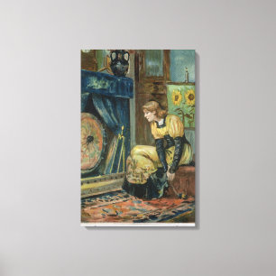 Sehr wertvolle Wünsche für Sie, viktorianisches Leinwanddruck