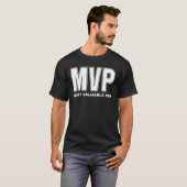 Sehr wertvoller Pop Weißtext T-Shirt (Vorne ganz)